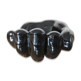 "hand" in black ceramic trinket bowl 60/70