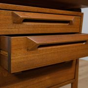 Mid-Century Teak Desk by I.B Kofod-Larsen for Seffle Möbelfabrik, Sweden, 1950s
