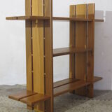 Wall shelf House Regain, massive elm of the 70s