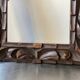 Antique handcarved frame   solid wood 30 cm x 22.5 cm