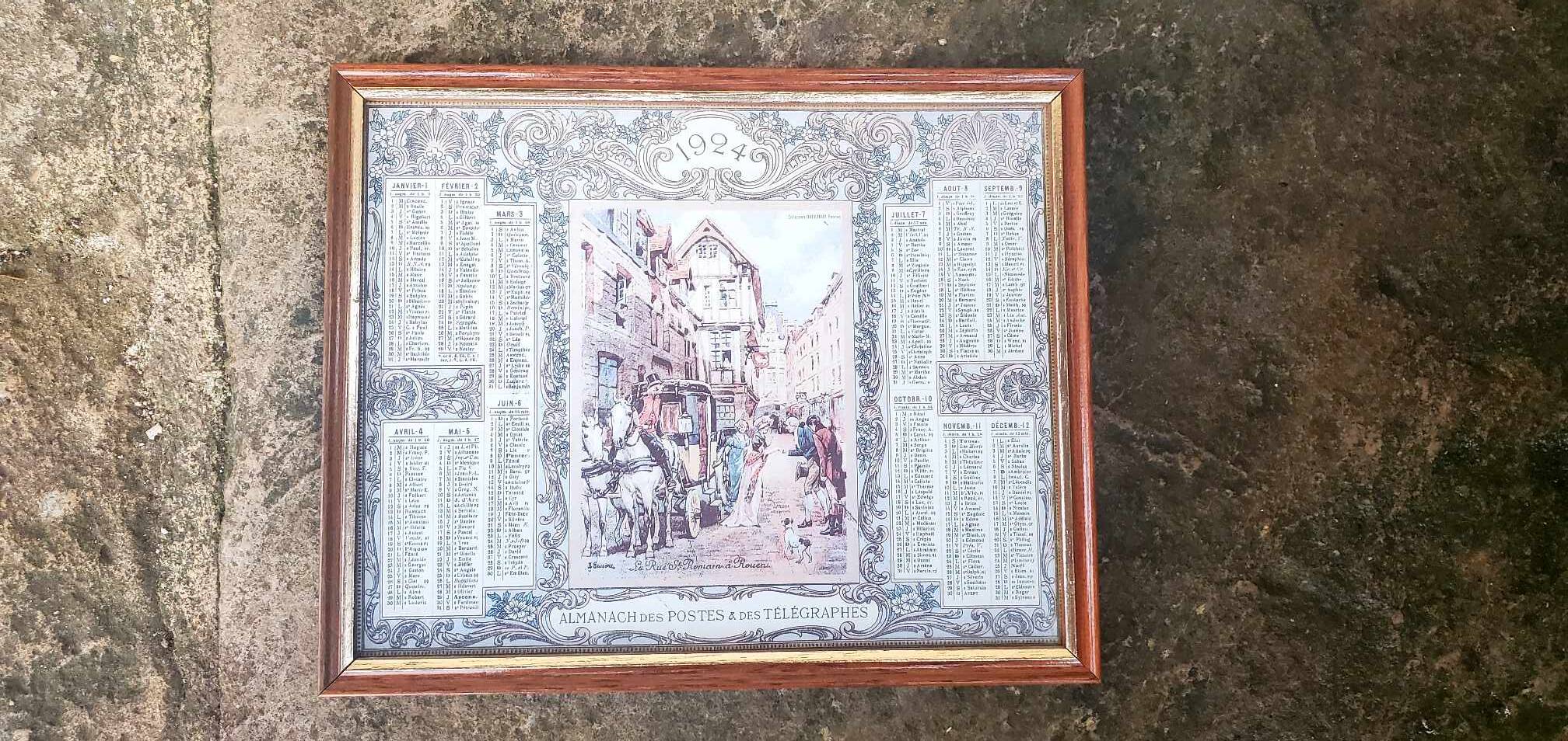 Wooden photo frame with gold edging 27cm x 22cm