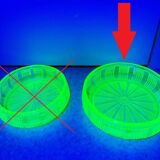 Antique French cup uranium glass cup sv antique french cup uranium glass