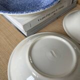 4 Castelforte Italy salad bowls.