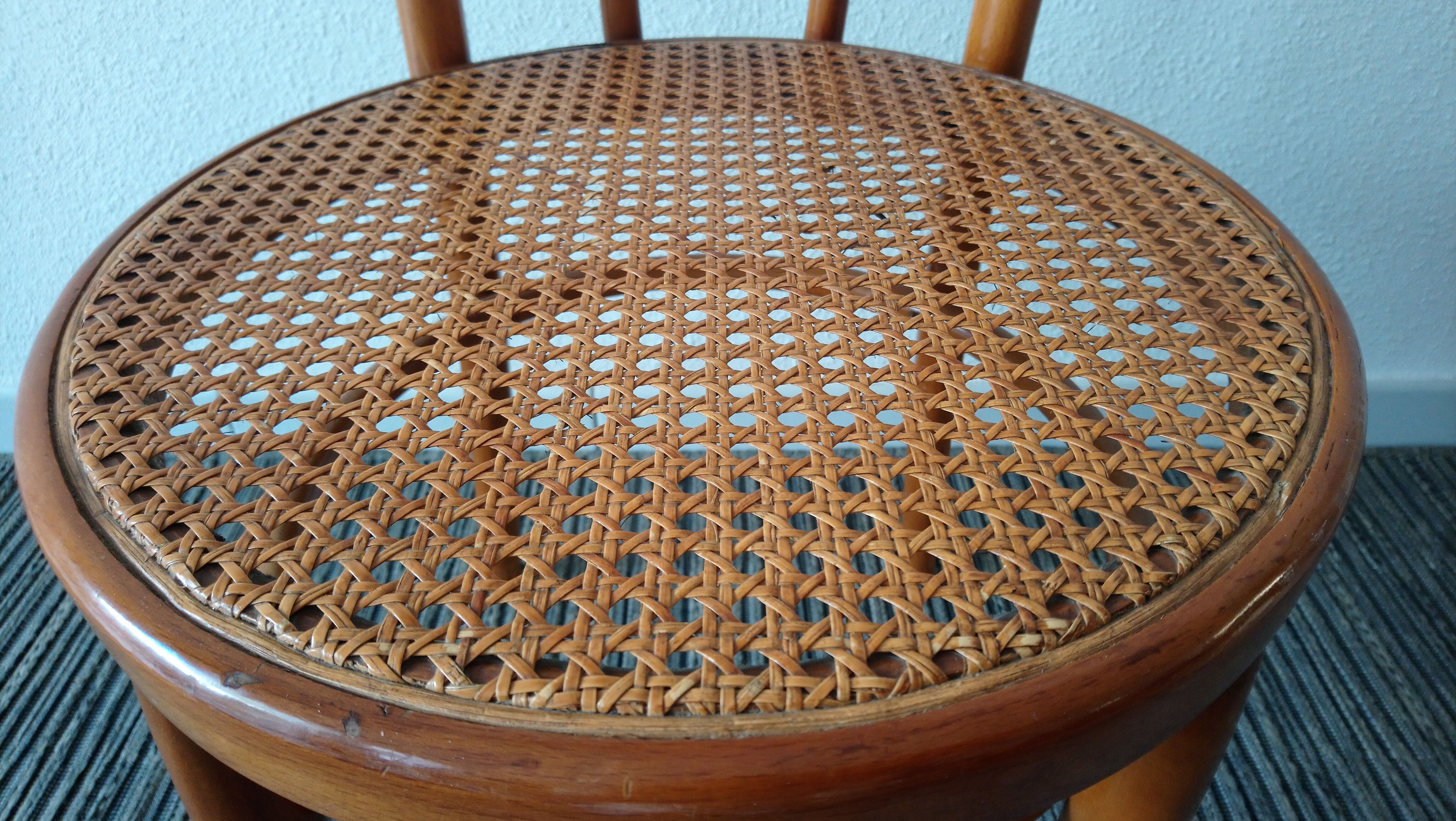 Suite of 5 chairs bistro 70's