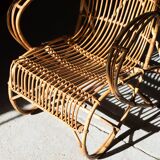 'RB2' rattan chair by Rosé Noordwolde