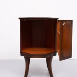Armoire à liqueur en forme d'octangle des années 1950 en Angleterre