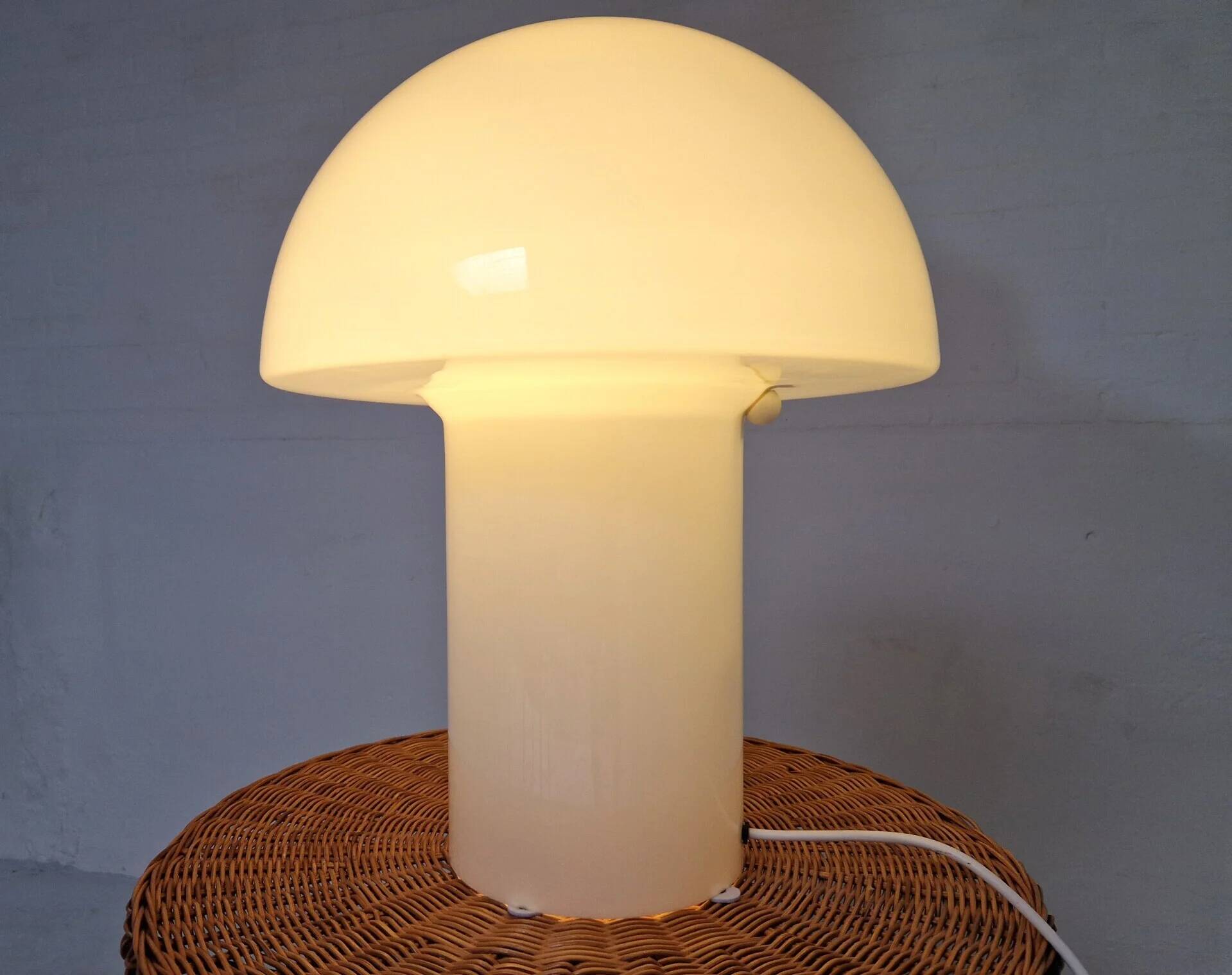 Lampe champignon XXL Peill & Putzler 'Lido' en verre, style futuriste