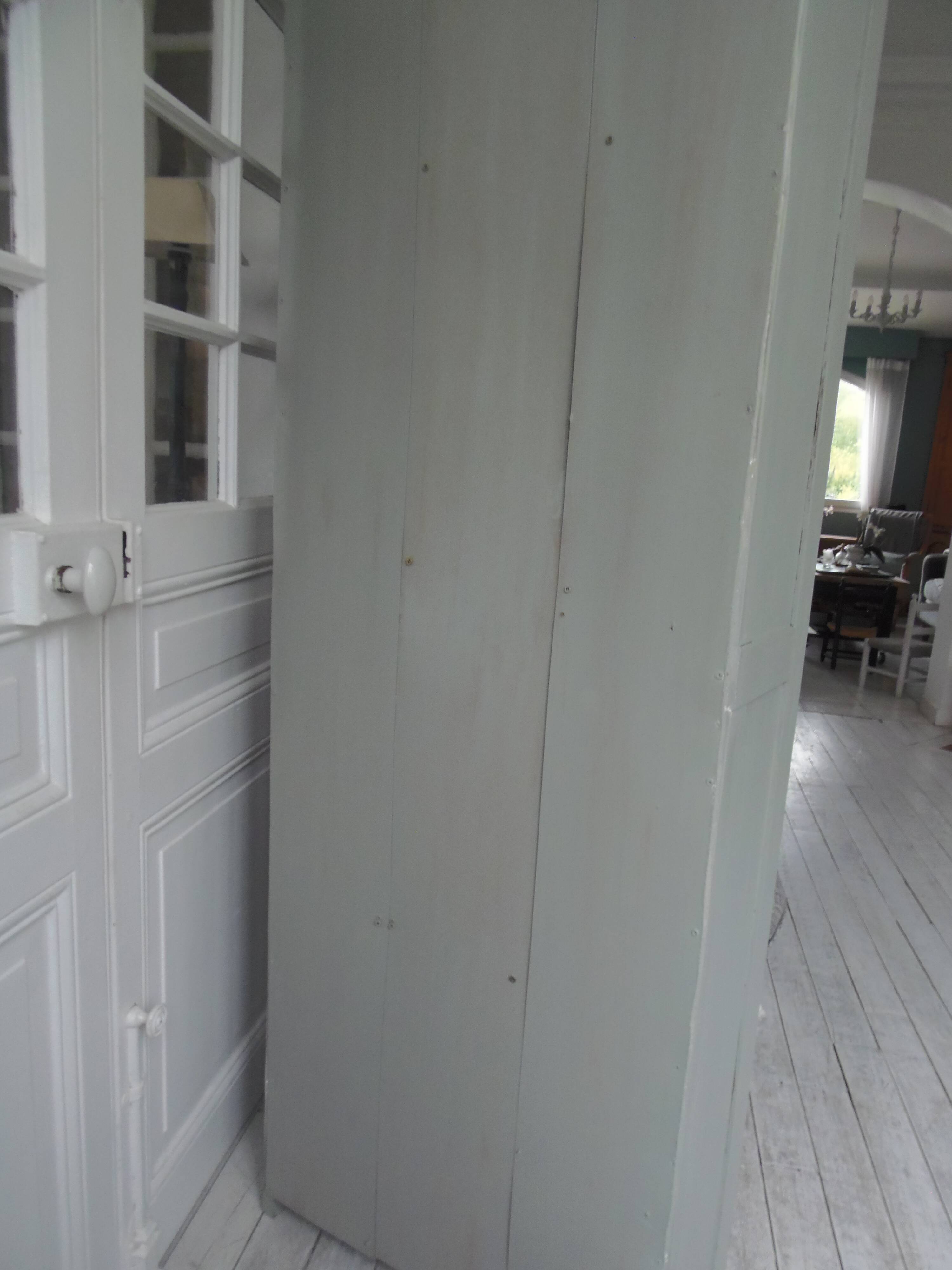 Bonnetière, a vintage, shallow dresser re-enchanted in verdigris with a waxed finish.