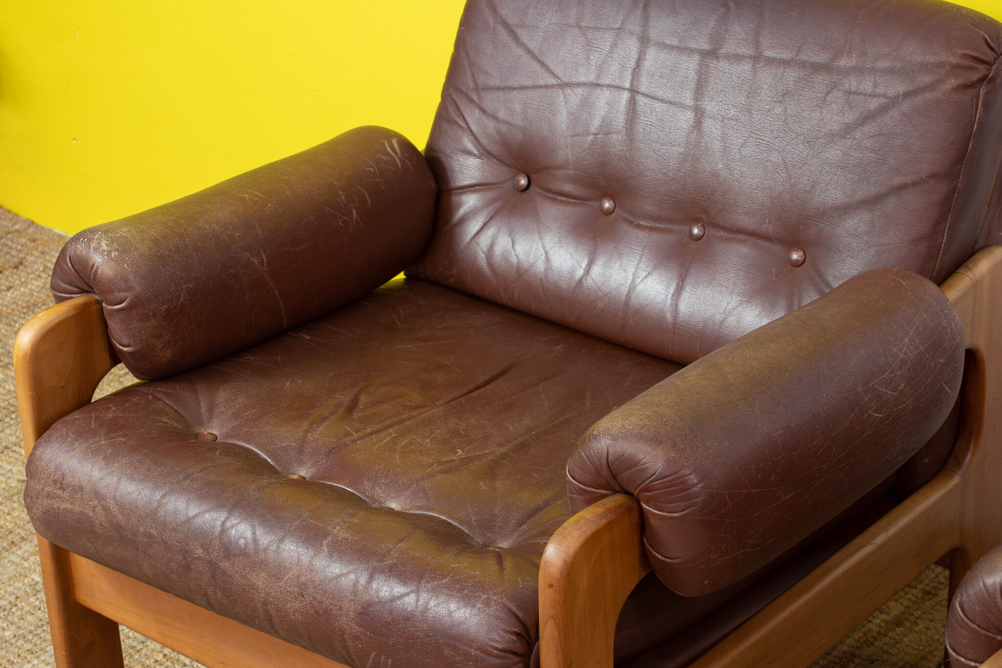 Fauteuil Scandinave Vintage – 80 cm