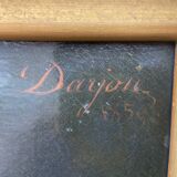 Oil painting on canvas 1850 victor darjou french portrait paint