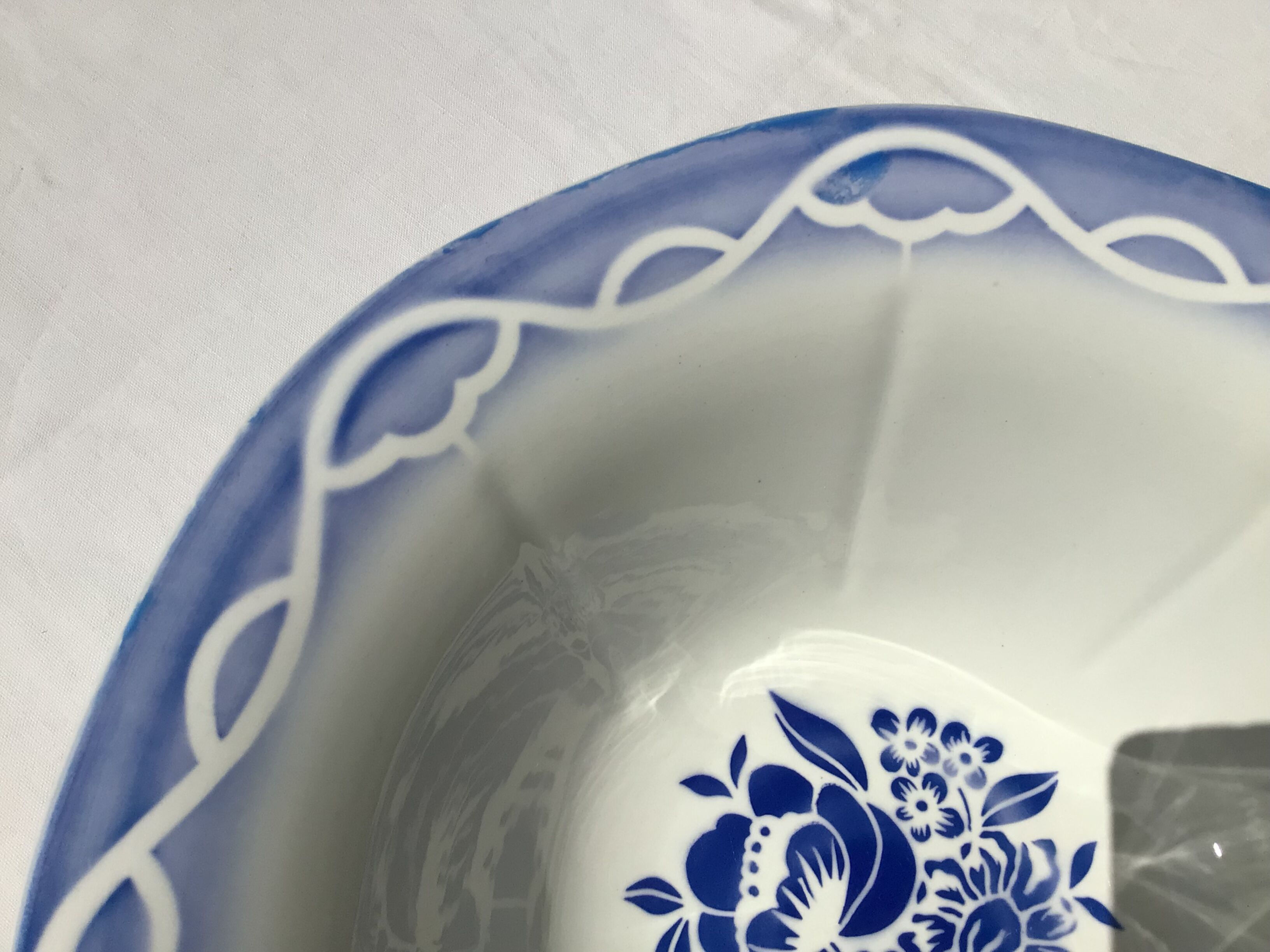 Digoin Odette salad bowl large capacity blue
