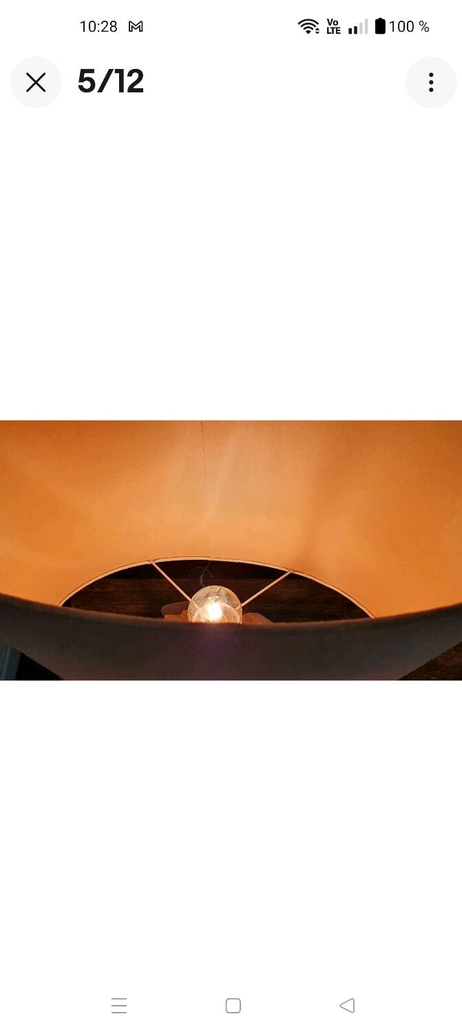 Large 1980s natural stone sculpture lamp.