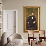 Italian painting signed Agazzi and dated 1908