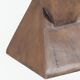 Lightweight Geometric Concrete Side Table, Modern Indoor/Outdoor Accent Table, Multifunctional Table
