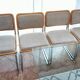 4 Cesca B32 Breuer chairs renovated beige