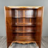Marquetry wardrobe in Louis XV style, 20th century