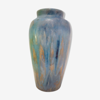 Vase in enamelled sandstone Pierrefonds