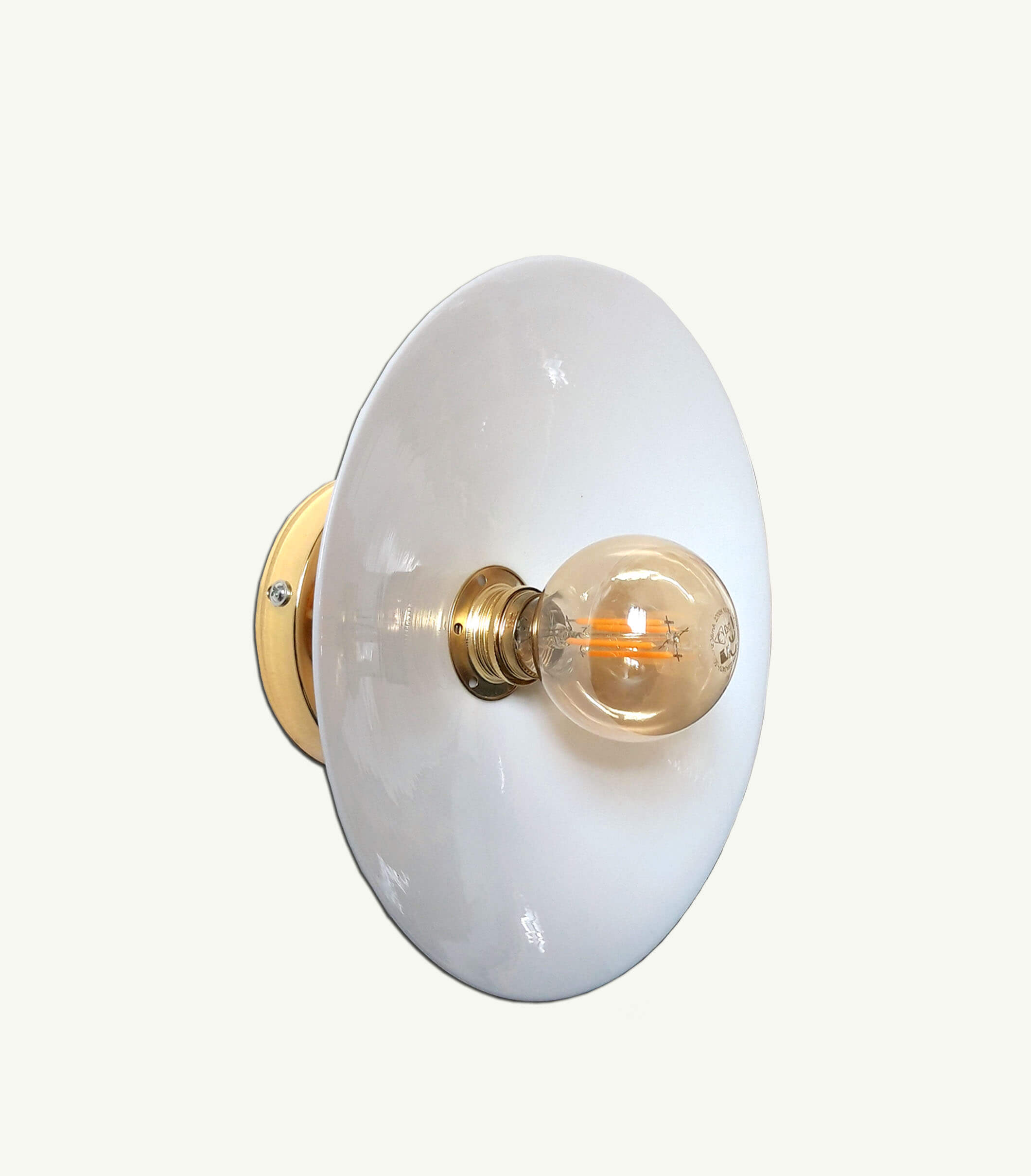 Opaline wall lamp