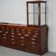 19th Century English Victorian Apothecary Shop Counter