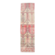 Pale Red & Peach Vintage Runner Rug, 80x301Cm