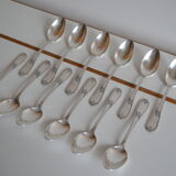 12 tablespoons metal argente orfevre frionnet francois