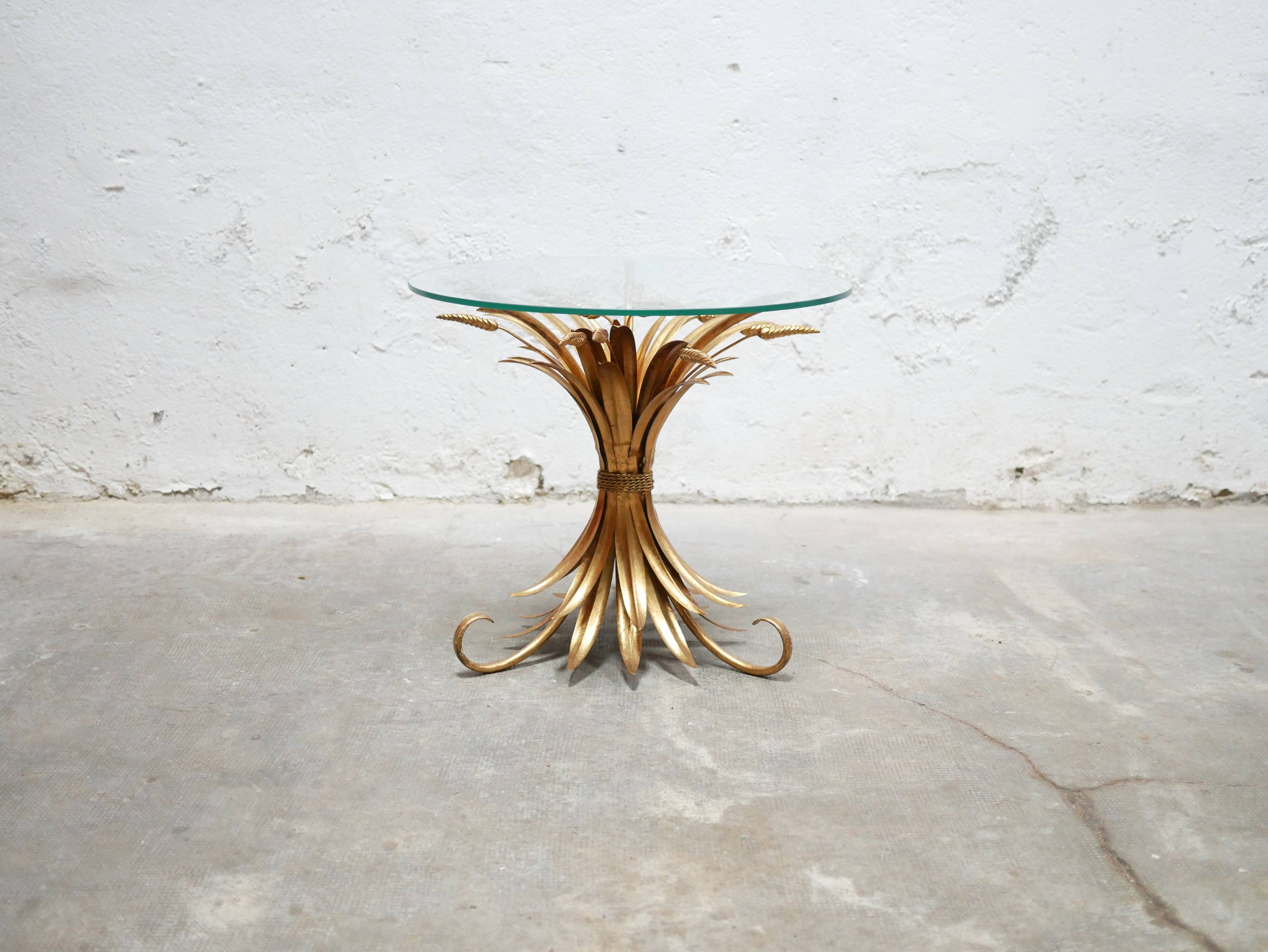 Coco Chanel vintage wheat sheaf side table