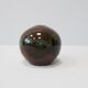 Ball solifleur in brown green ceramic