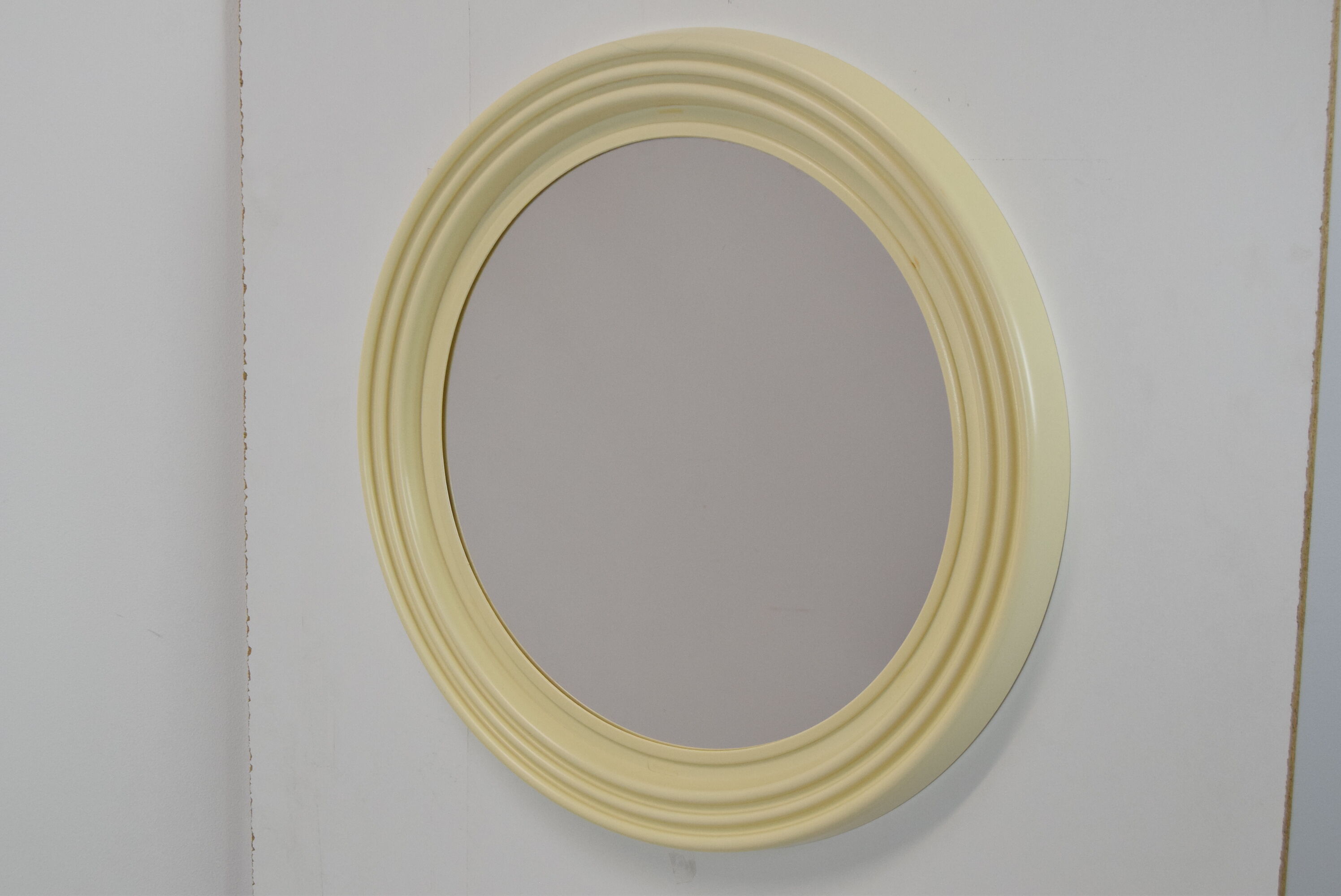 Mid-century wall round mirror,1960's.