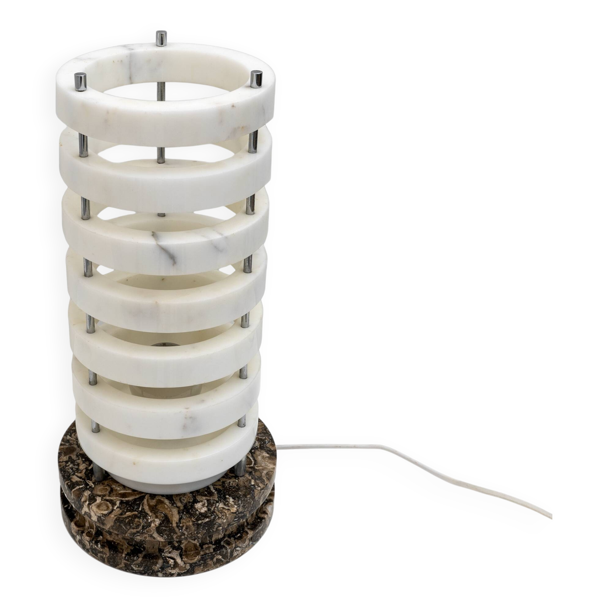 Mid-century Modern Italian Marble Table Lamp, 1960s