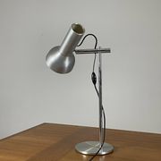Lampe de bureau en métal des années 1970