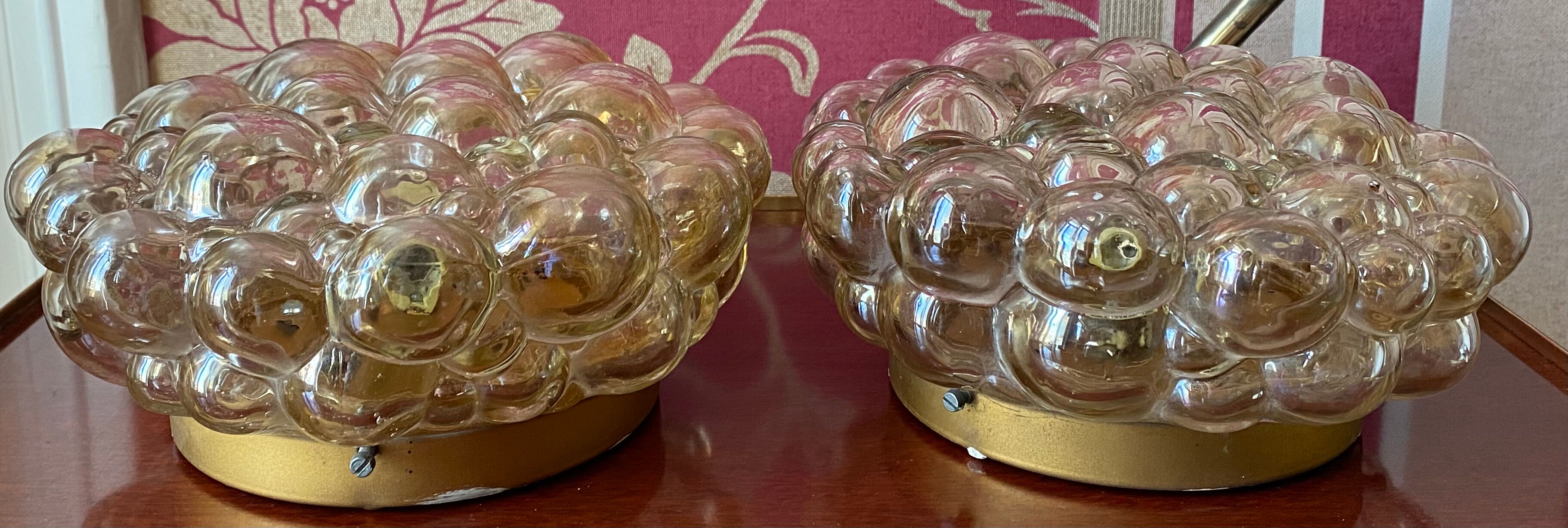 Bubble lamp by Helena Tynell for Glashütte