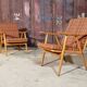 Paire de fauteuils Thonet modèle Boomerang