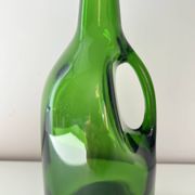 Green glass bottle