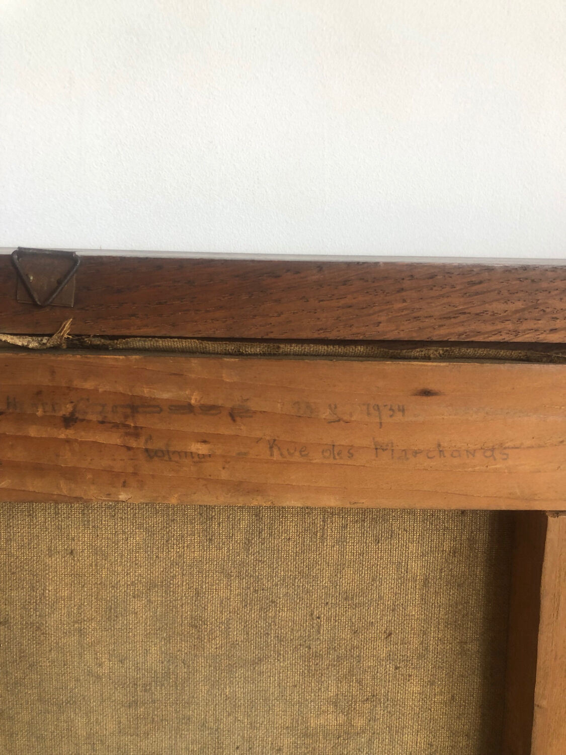 Colmar street oil on canvas