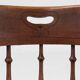 Chaise de bureau capitaine à base pivotante anglaise, Royaume-Uni années 1850
