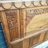 1930s headboard in solid oak