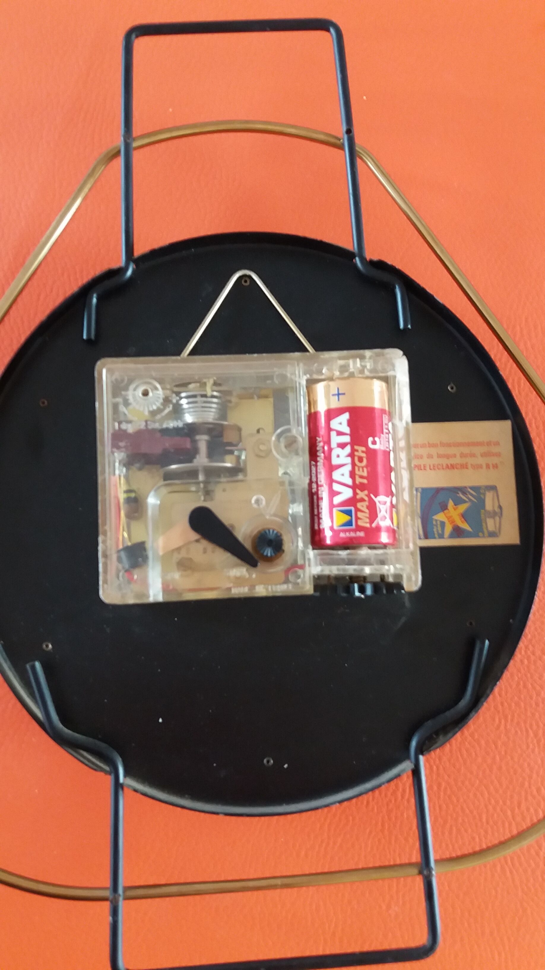 Vintage wall clock Vedette Transistor
