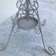 Vintage wrought iron parrot coat rack