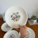 Lot de 5 assiettes à dessert Luneville