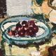 Original Swedish Oil on Panel "Fruits and Teapot" by Hans Larsson – Framed