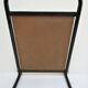 Vintage patinated metal shoe mirror