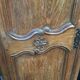 Pair of solid oak cabinet doors