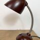 Vintage Brown Bakelite Gooseneck Table Lamp, 1950s