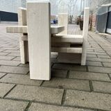 Travertine Coffee Table Willy Ballez