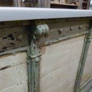 Comptoir bois paint et marbre