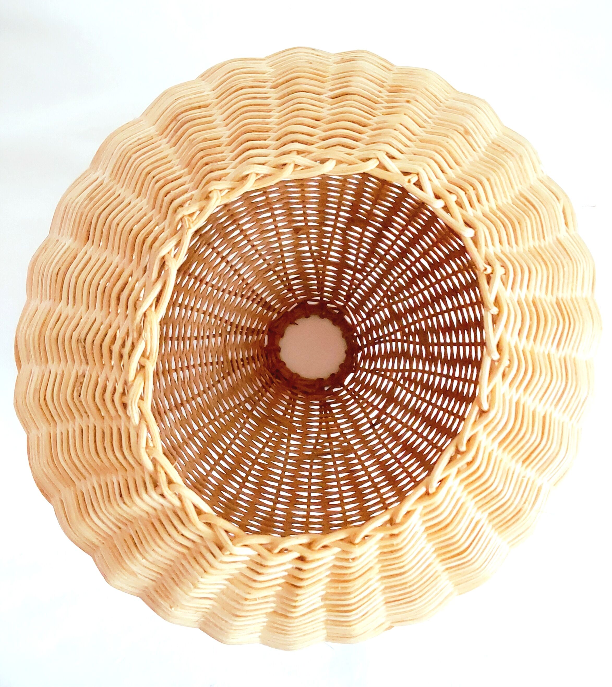 Vintage wicker light