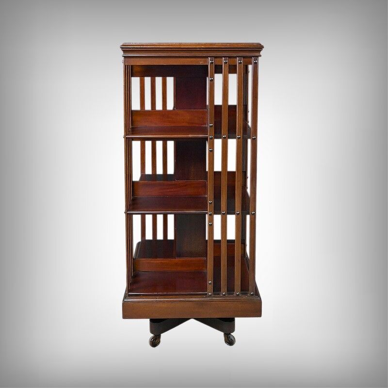 Rotating mahogany library, England – 1st part 20th century