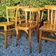 Ensemble de 8 chaises bistrot dépareillées