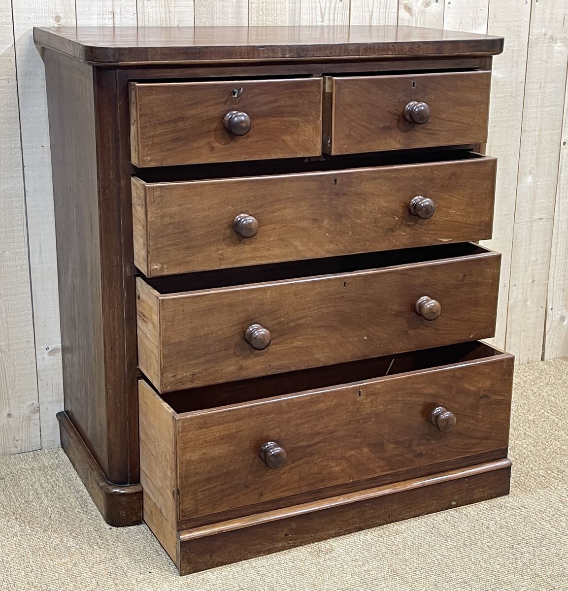 Commode victorienne xixème en acajou