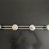 old chrome metal coat rack